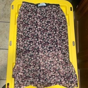 Hollister Midi Slit Skirt